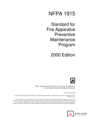 NFPA 1915 PDF NFPA 1915 PDF